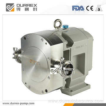 Sanitary grade rotary lobe pump